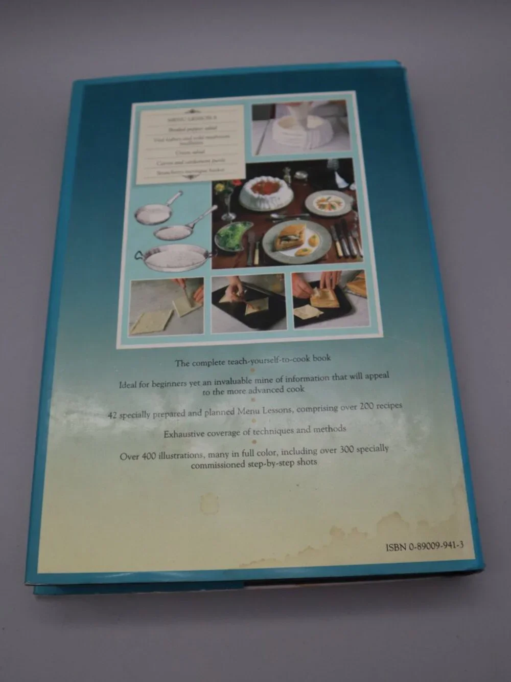 Cooking School Cookbook by Prue Leith & Caroline Waldegrave 1985 HC DJ READ